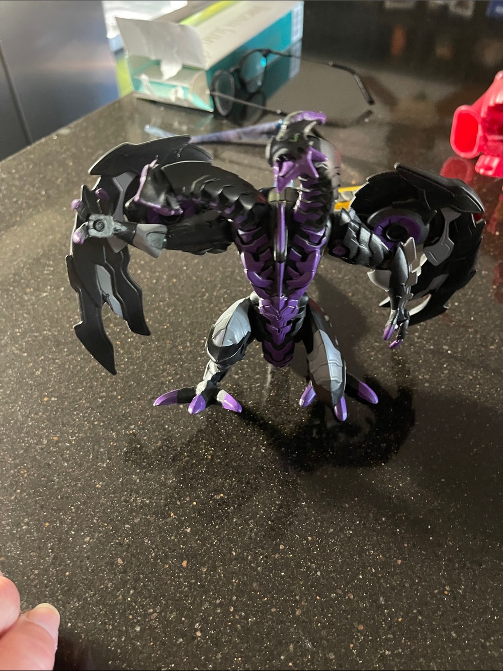 Bakugon battle planet Nillious deluxe 7 in  Action Figure with spin battle wings
